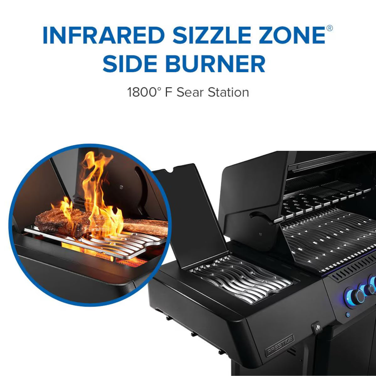 Napoleon - Prestige Phantom 500 Connected 4-Burner Propane Grill w/ Rotisserie, WiFi & Bluetooth - P500VXRSIBPK-PHM