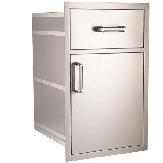 Fire Magic Premium Flush 17/20-Inch Pantry / Access Drawer Combo