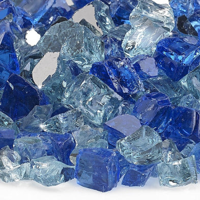 American Fire Glass - 1/2" Bora Bora Reflective, 10 lb. Jar Fire Glass