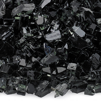 American Fire Glass - NLA--NLA---------1/4" Black, 10 lb. Jar