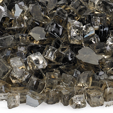 American Fire Glass - 1/4" Bronze Reflective, 10 lb. Jar Fire Glass