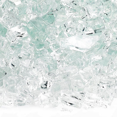 American Fire Glass - NLA---1/4" Clear, 10 lb. Jar Fire Glass