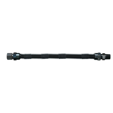 Peterson - S.S. Flex Hose 36"-1/2" Fm Fl x 1/2 Male Fl Blk Quiet Flex