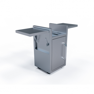 Carrito de acero inoxidable Le Griddle para plancha pequeña de 16 pulgadas - GFCART40