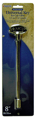 Dante - KEY, UNIV 1/4 & 5/16 X 8"LONG-BRASS