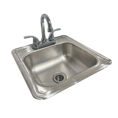 RCS STAINLESS SINK, 15"x15"