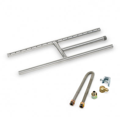 American Fire Glass - 18" H-Style Burner (18" x 6")