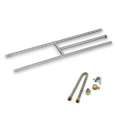 American Fire Glass - 24" H-Style Burner (24" x 6")