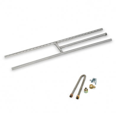 American Fire Glass - 30" H-Style Burner (30" x 6")
