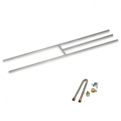 American Fire Glass - 48" H-Style Burner (48" x 8")