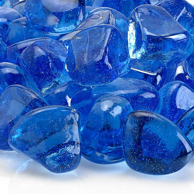 American Fire Glass - SOON NLA-----Miidnight Blue Luster, 10 lb. Jar Zircon Luster