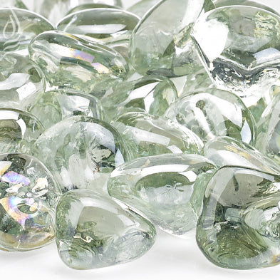American Fire Glass - SOON NLA------Rain Drop Luster, 10 lb. Jar Zircon Luster