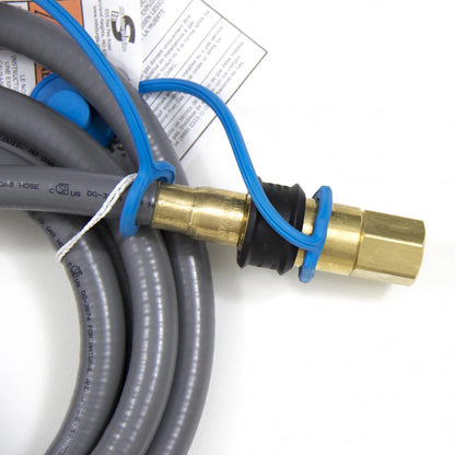 Blaze 10 Ft. Natural Gas/Bulk Propane Hose w/ Quick Disconnect for Gas Grills - BLZ-NG-HOSE