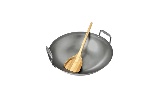 Carbon Steel Grill Wok w/ Bamboo Spatula 120779