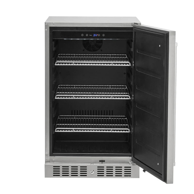 Coyote 21" Built-In Refrigerator with Left Hinge