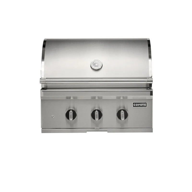 Coyote SL-Series 30" Built-In Grill with Sear Zone & Rotisserie