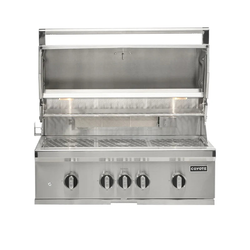 Coyote SL-Series 36" Built-In Gas Grill with Sear Zone & Rotisserie