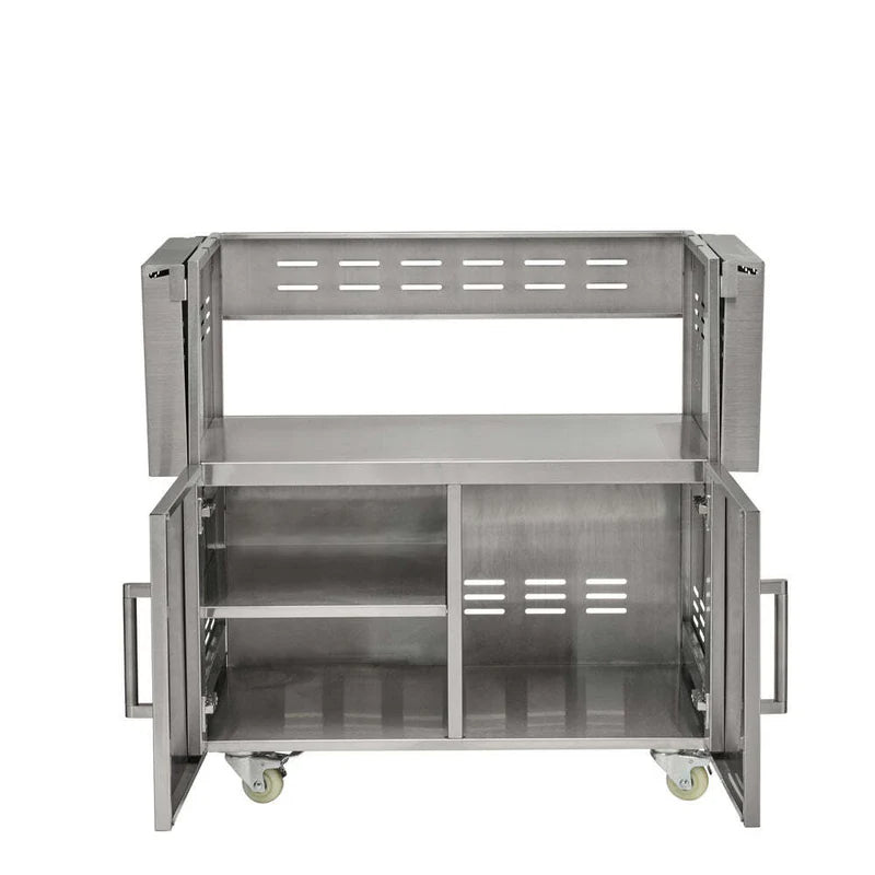 Coyote 36" Stainless Steel Charcoal Grill Cart