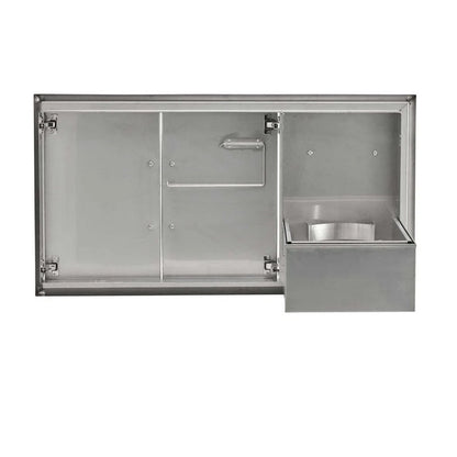 Coyote 45" Double Access Doors With Roll Out Trash