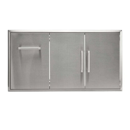 Coyote 45" Double Access Doors With Roll Out Trash