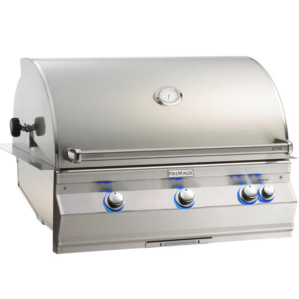Fire Magic Aurora A790I 36-Inch Built-In Natural Gas Grill With Analog Thermometer