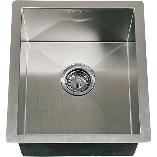Coyote 16" x 18" Outdoor Drop In Stainless Steel Sink