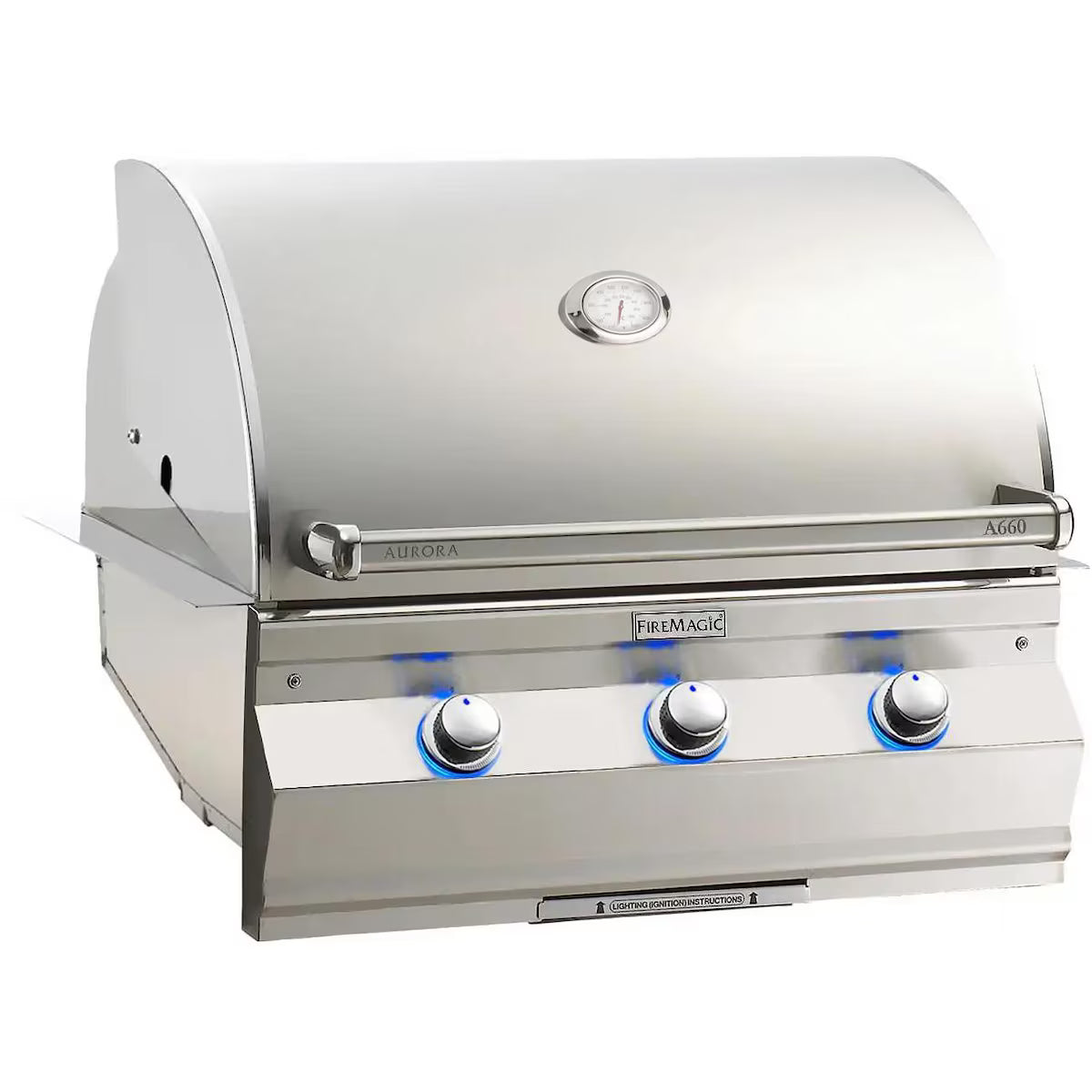 Fire Magic Aurora A660I 30-Inch Built-In Propane/Natural Gas Grill With Analog Thermometer
