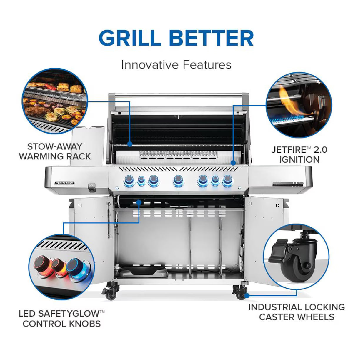 Napoleon Prestige® 665 RSIB with Infrared Side and Rear Burner