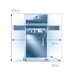 Rogue® 425 SB with Range Side Burner