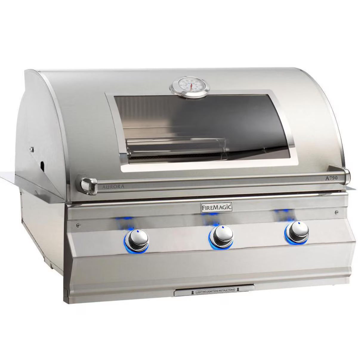 Fire Magic Aurora A790I 36-Inch Built-In Propane/Natural Gas Grill With Magic View Window And Thermometer
