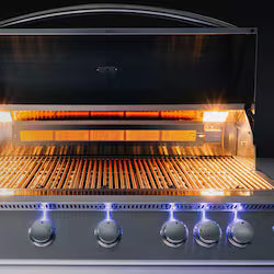 Summerset Sizzler Pro 40-in 5 Burner Built-In Natural Gas Grill w/ Rear Infrared Burner - SZRPRO40