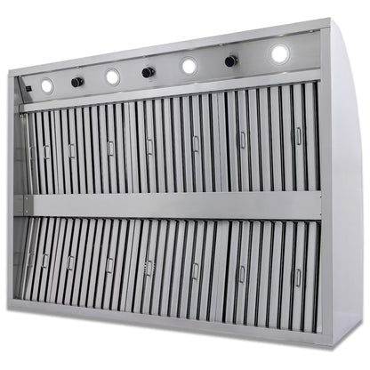 Blaze - 48-in Stainless Steel Outdoor Vent Hood - BLZ-48-VHOOD2