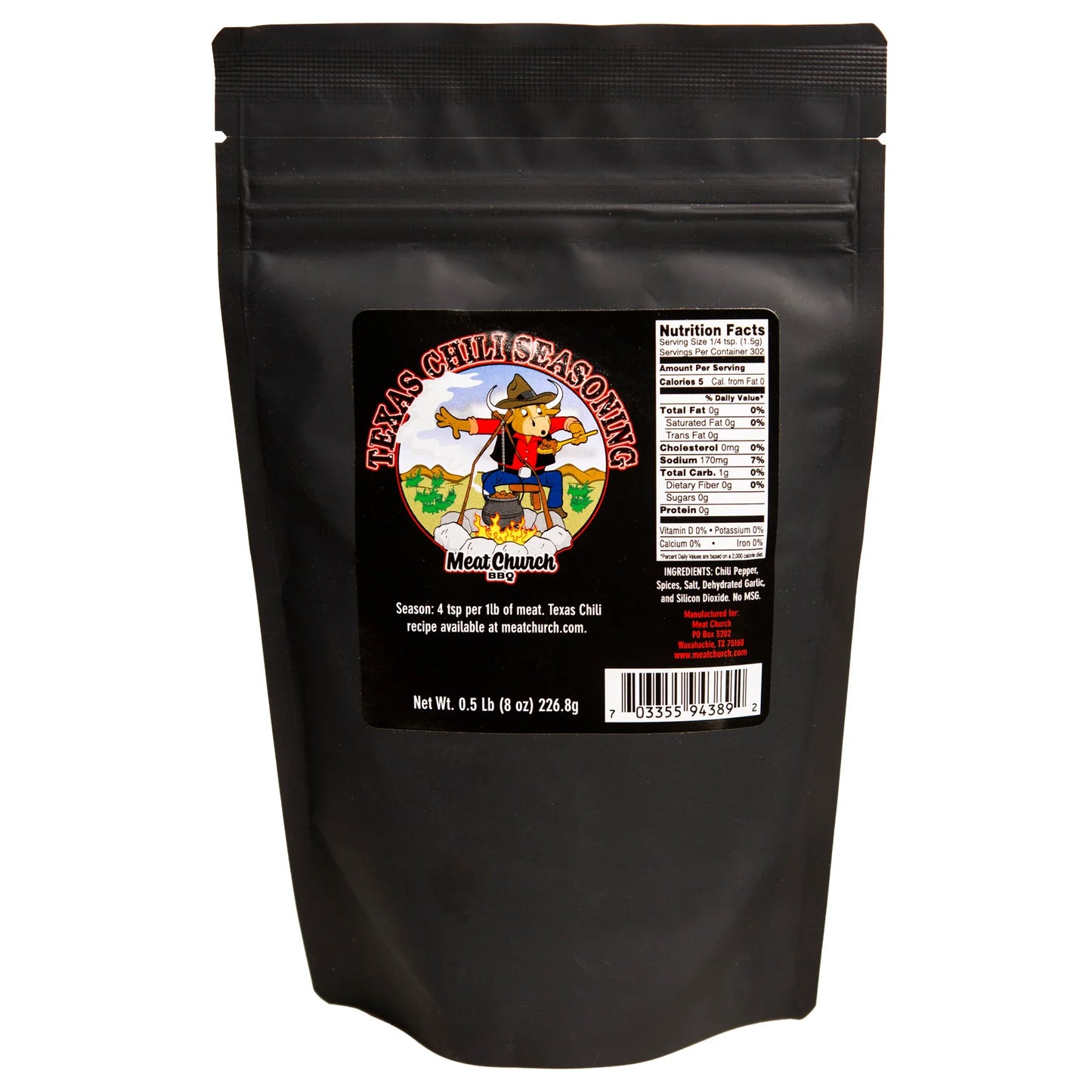 Meat Church BBQ - Texas Chili Seasoning