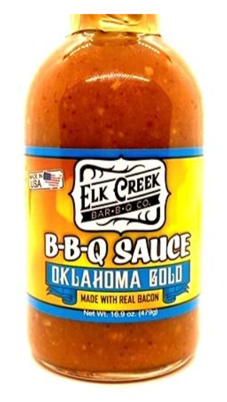Elk Creek - Oklahoma Gold BBQ Sauce 16.9oz