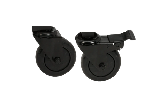 Caster Kit - (4 in/10 cm) 1 locking 1 non-locking for Modular Nests, Nests and Wood Tables 120410
