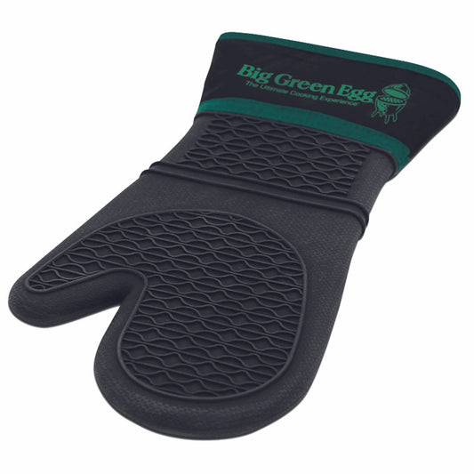 Heat-Resistant Silicone Mitt w/Fabric Cuff 117083