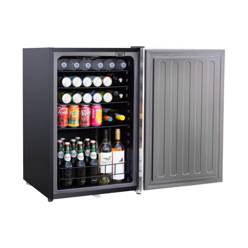 AMD 22" 4.1c Deluxe Outdoor Approved Fridge w/ Upgraded Stainless steel Door & Handle - AMD-RFR-22D