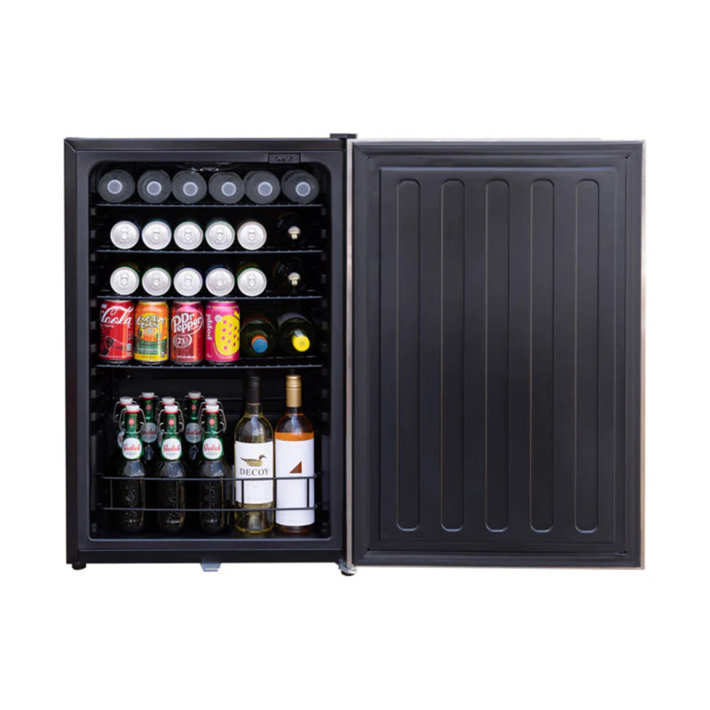 AMD 22" 4.1c Deluxe Outdoor Approved Fridge w/ Upgraded Stainless steel Door & Handle - AMD-RFR-22D