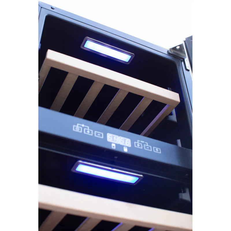 AMD 15" Outdoor Rated Dual Zone Wine Cooler - AMD-RFR-15WD