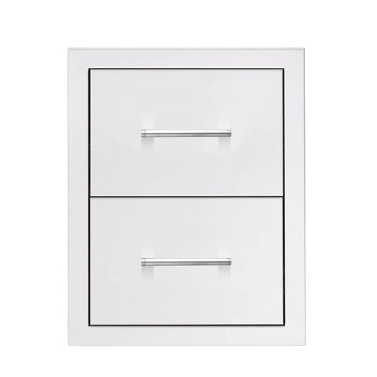 TrueFlame 17" Double Drawer Masonry Frame Return - TF-DR2-17M