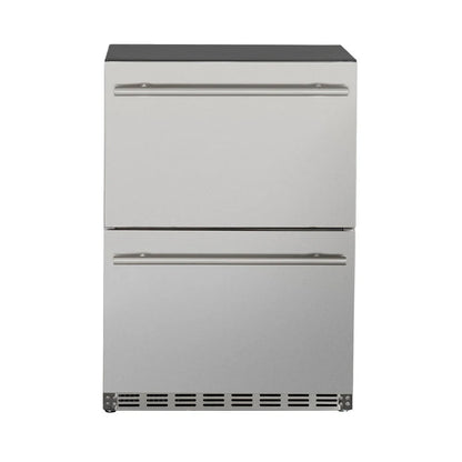 AMD 24" 5.3C Deluxe Outdoor Rated 2-Drawer Refrigerator - AMD-RFR-24DR2-A