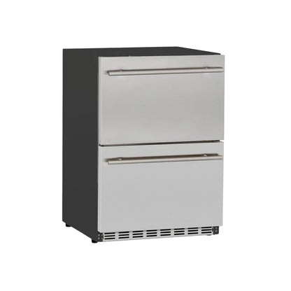 AMD 24" 5.3C Deluxe Outdoor Rated 2-Drawer Refrigerator - AMD-RFR-24DR2-A