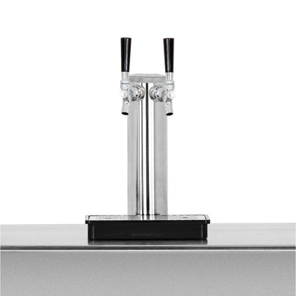 AMD 24" 6.6C Deluxe Outdoor Rated Kegerator - AMD-RFR-24DK-P