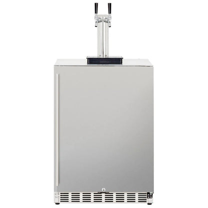 AMD 24" 6.6C Deluxe Outdoor Rated Kegerator - AMD-RFR-24DK-P