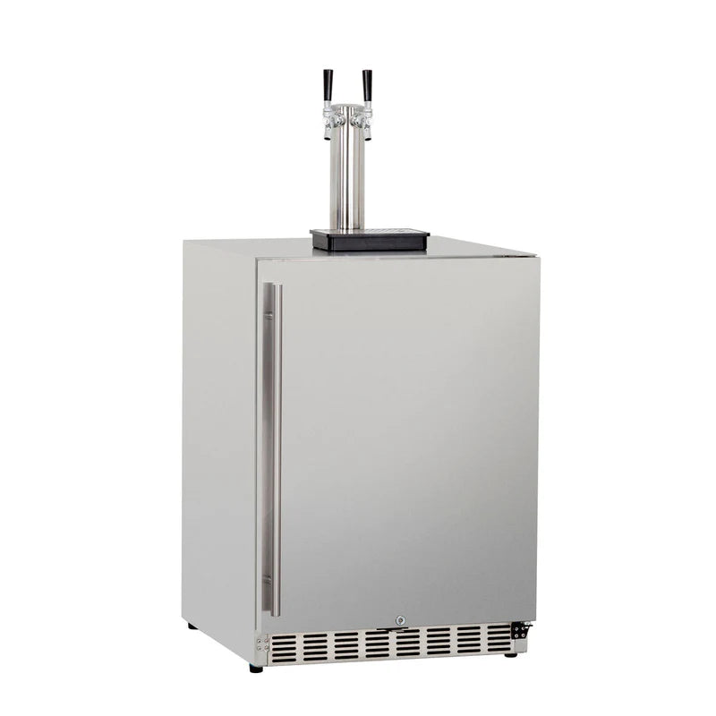 AMD 24" 6.6C Deluxe Outdoor Rated Kegerator - AMD-RFR-24DK-P