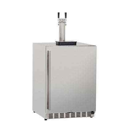 AMD 24" 6.6C Deluxe Outdoor Rated Kegerator - AMD-RFR-24DK-P