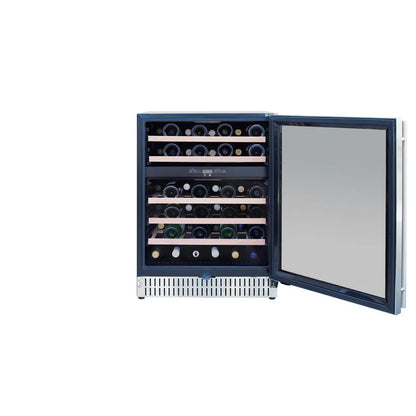 AMD 24" Outdoor Rated Dual Zone Wine Cooler - AMD-RFR-24WD