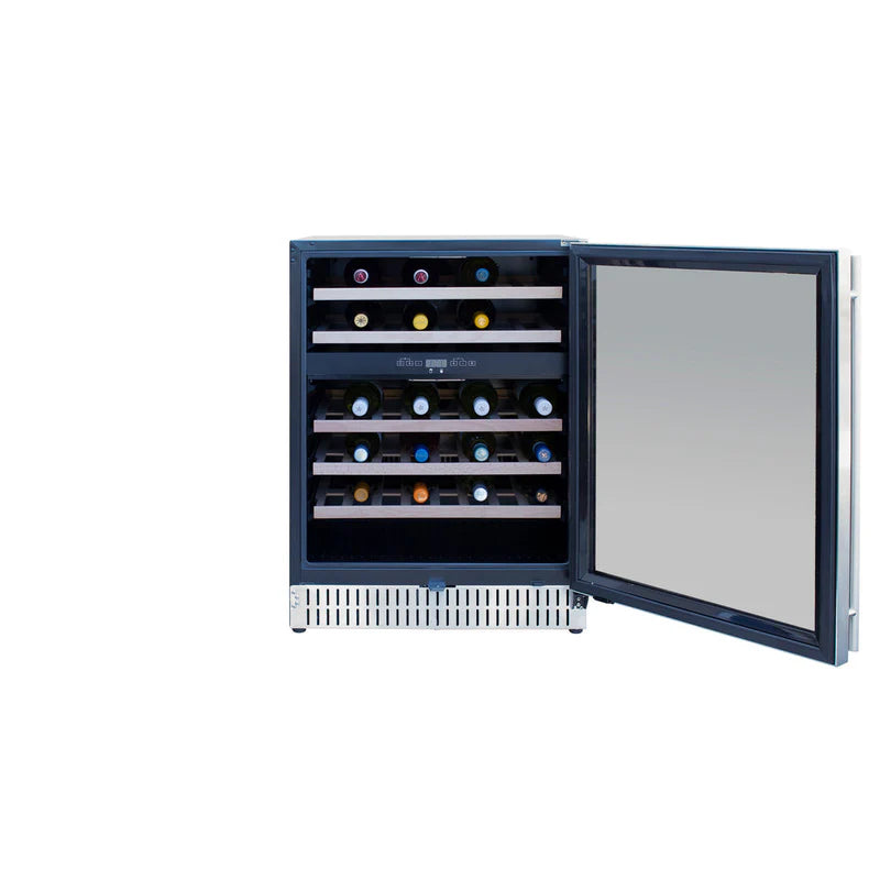 AMD 24" Outdoor Rated Dual Zone Wine Cooler - AMD-RFR-24WD