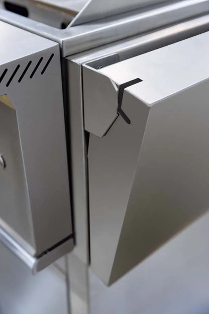 TrueFlame 30" Handleless Deluxe Cart with Fold-Down Side Shelves Fits for TFG30, TFG30L - CART-TF-GRID30