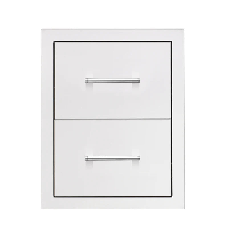 TrueFlame Double Drawer Paper Towel Holder Combo - TF-DR2TDC-17M-A